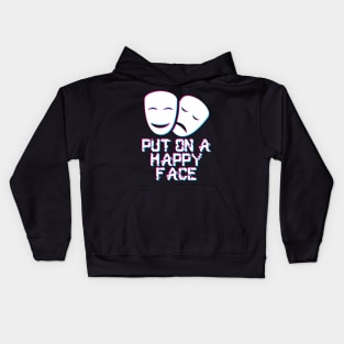 Put On a Happy Face Kids Hoodie